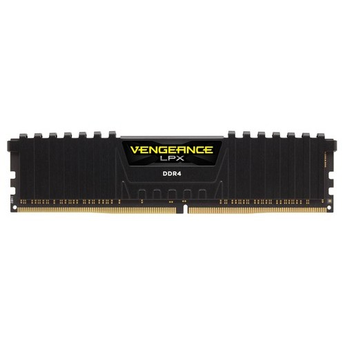 MEMORIA CORSAIR DDR4 16GB 2X8GB PC 2666 VENGEANCE LPX BLACK CMK16GX4M2A2666C16