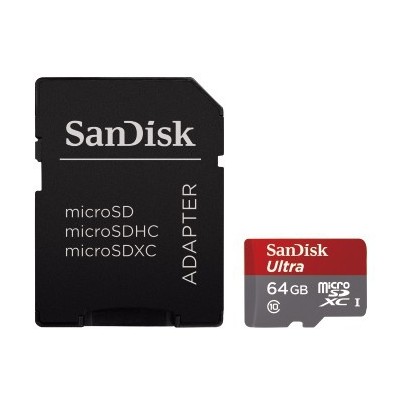 Sandisk SDSQUNC-064G-GN6MA 64GB MicroSDXC Class 10 memoria flash