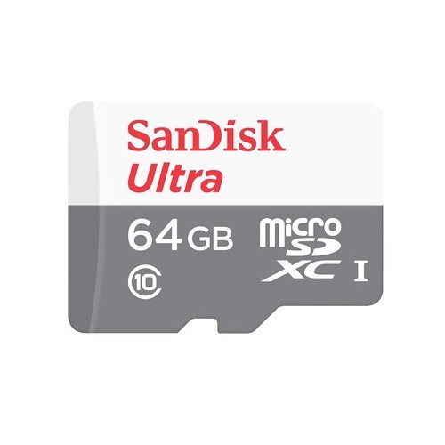 SANDISK MICRO SD 64GB CLASE 10 CON ADAPTADOR