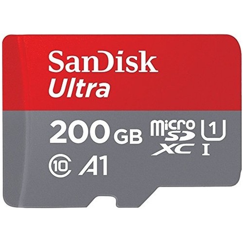 SANDISK ULTRA ANDROID MICROSDXC 200GB SD ADAPTER MEMORY ZONE APP